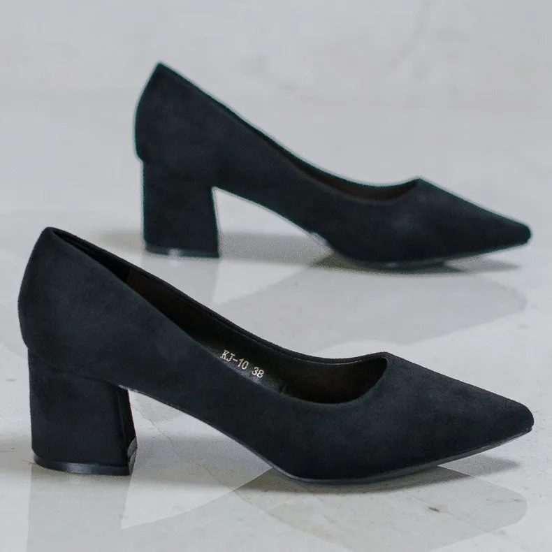 Ch. Creation Zwarte Pumps In Spitz