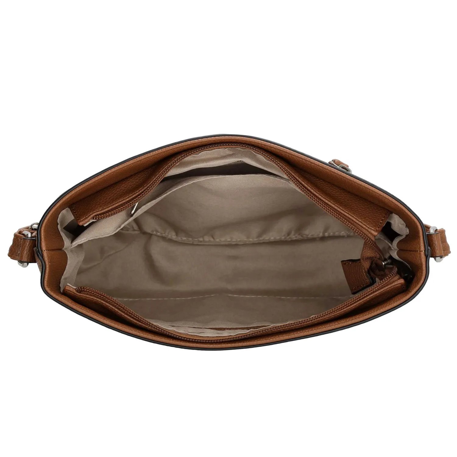 Charm London Stratford Schoudertas midbrown