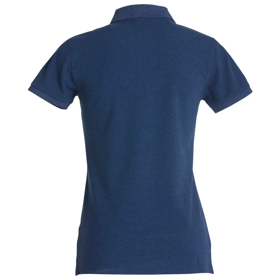 Clique Stretch Premium Polo Ladies Blauwmelange