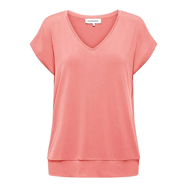 &CO WOMEN TOP LUCIA  FLAMINGO