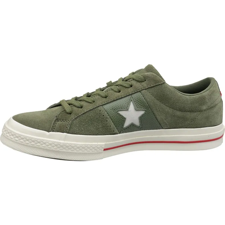 Converse One Star 163198C schoenen groen groente