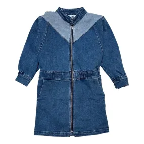   Cos I said so DRESS PATCHWORK DENIM Blauw