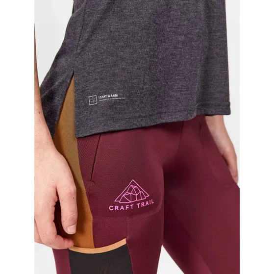 CRAFT ADV TRAIL WOOL TSHIRT DAMES