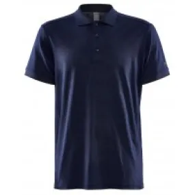 Craft Core Blend Polo Shirt Heren Navy