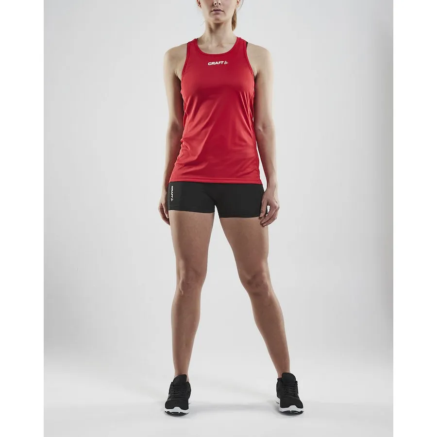 Craft Rush Singlet Dames Bright Red