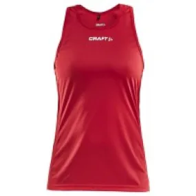 Craft Rush Singlet Dames Bright Red