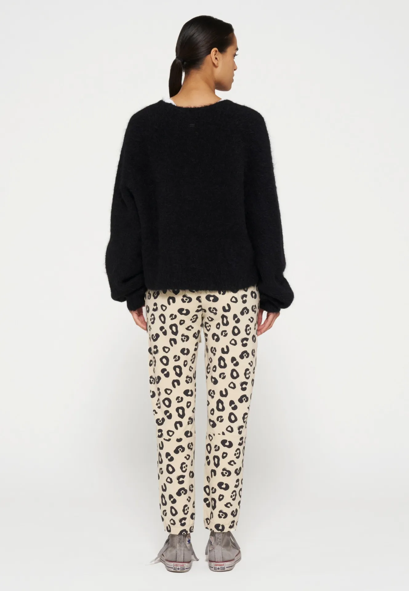 cropped jogger leopard 10DAYS