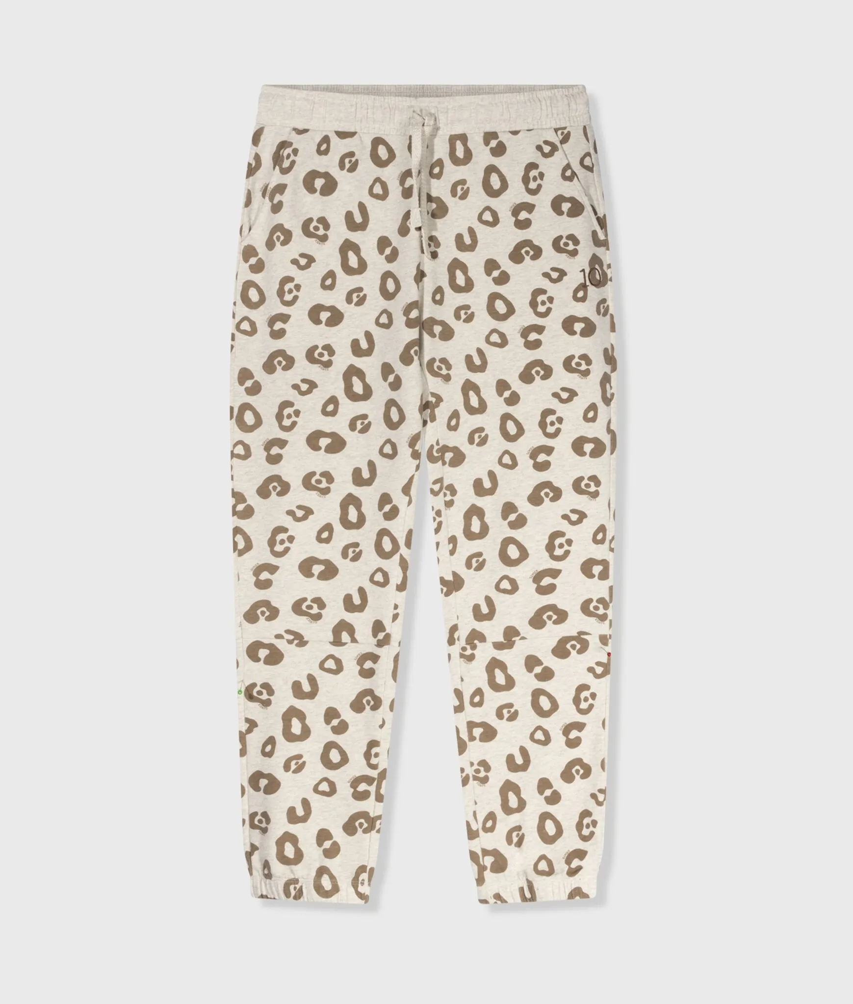 Cropped Jogger Leopard Soft White Melee 