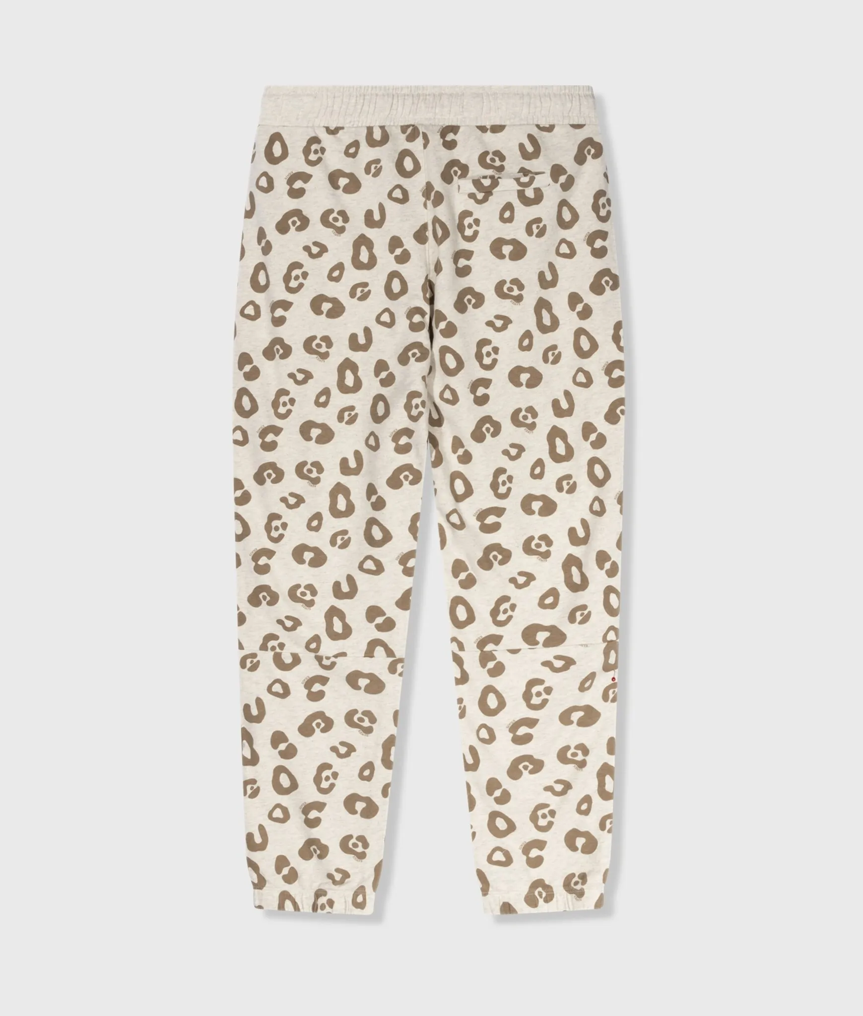 Cropped Jogger Leopard Soft White Melee 