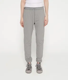 Cropped Jogger Pinstripe Graphite 