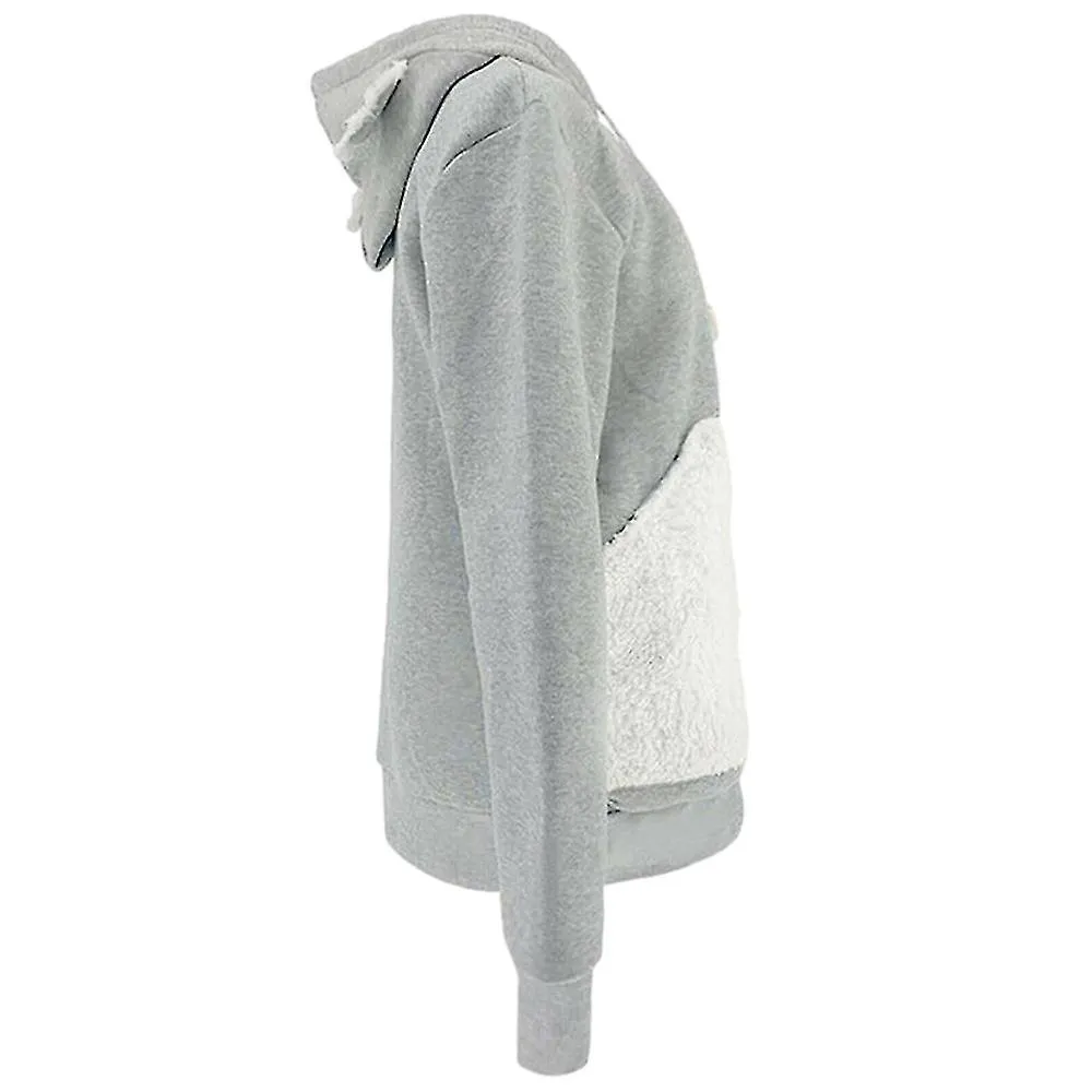 DAMES PULLOVER HOODIE MET KAT HOND ZAK HOND TAS KAT SWEATSHIRT JUMPERYVAN