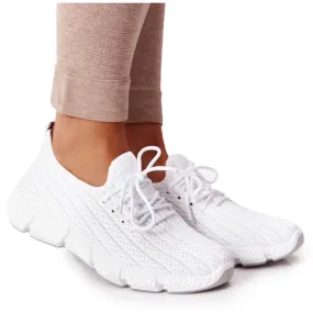 Dames sportschoenen Sneakers Wit Training