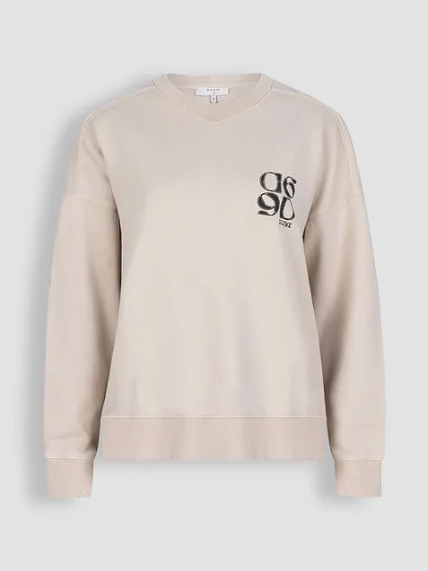 Dante 6 Rhett, katoenen sweater met print