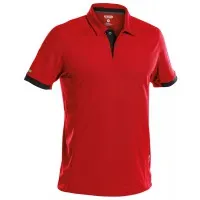 Dassy Traxion Polo Rood/Zwart