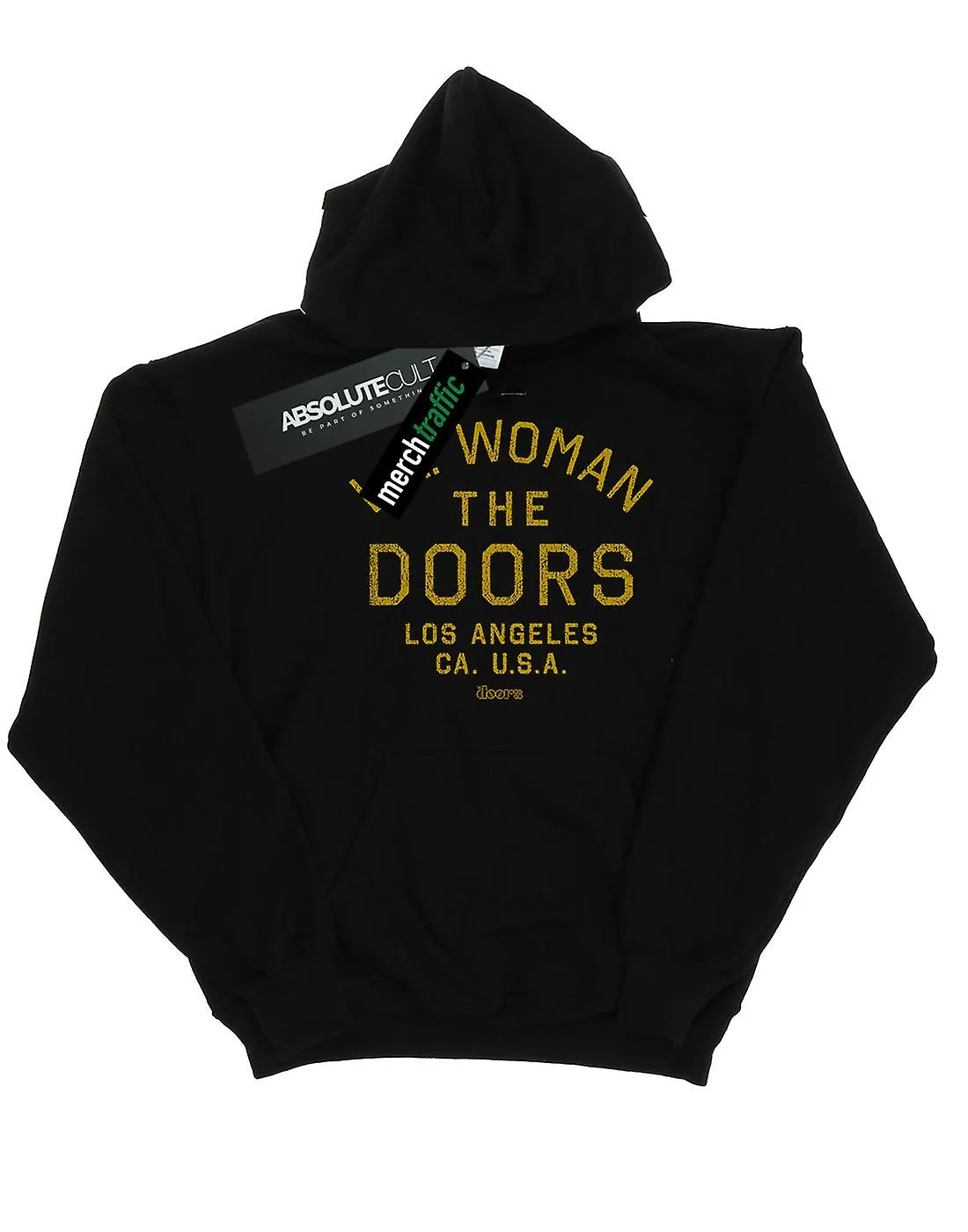 De deuren Women's LA vrouw tekst Hoodie