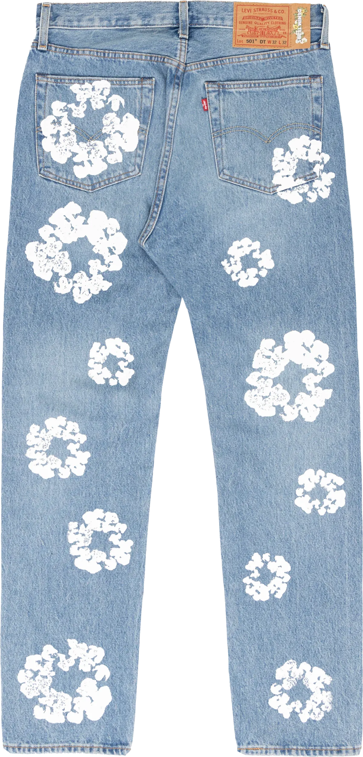 DENIM TEARS  THE COTTON WREATH JEAN LIGHT WASH