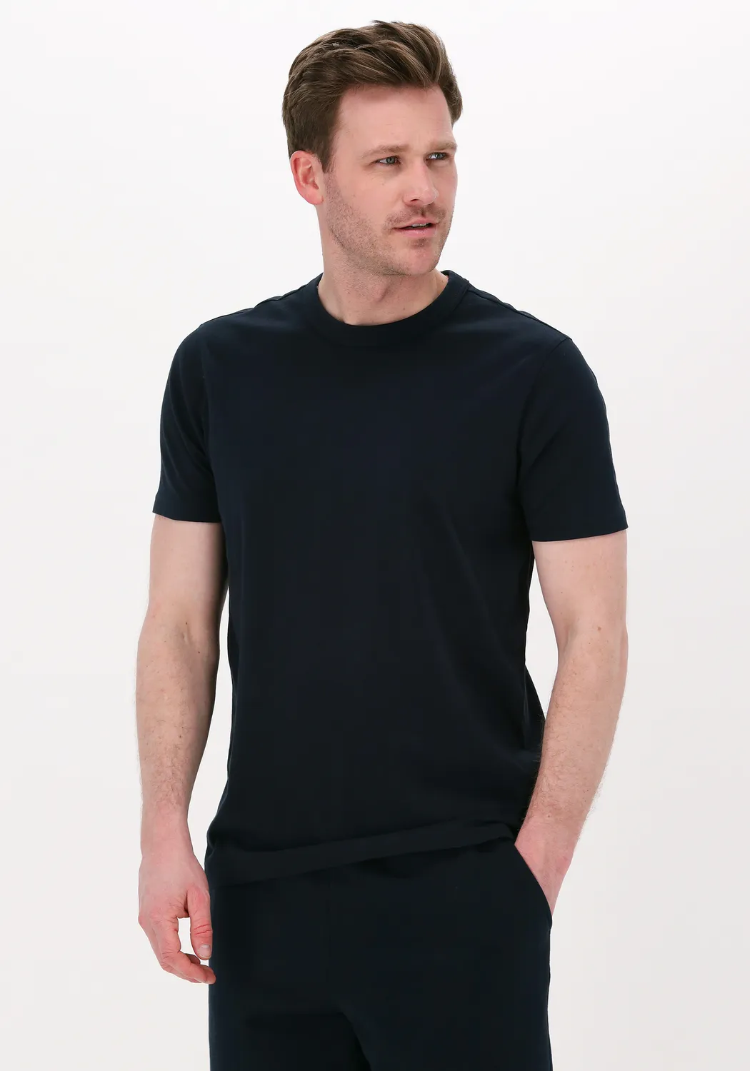 DONKERBLAUWE PROFUOMO TSHIRT PPTT1A