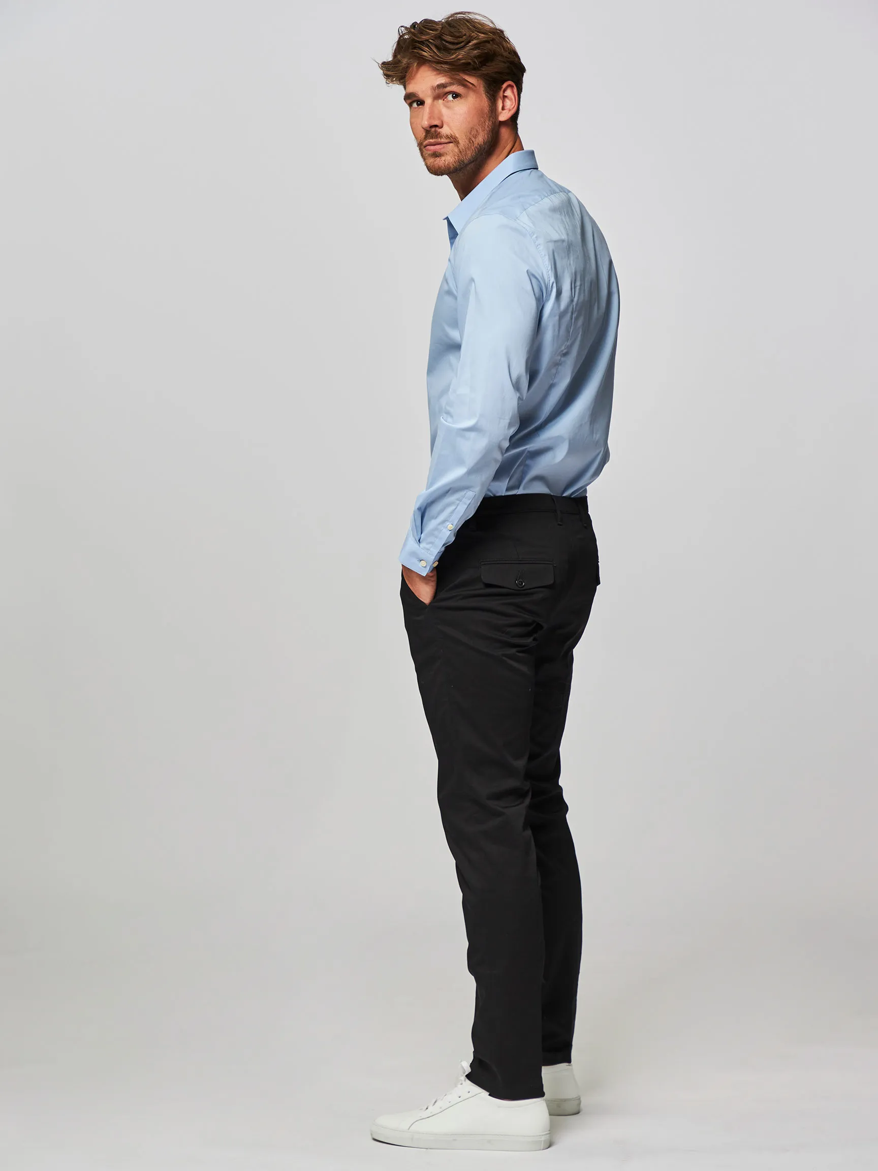Drykorn Men Maris, cotton stretch shirt