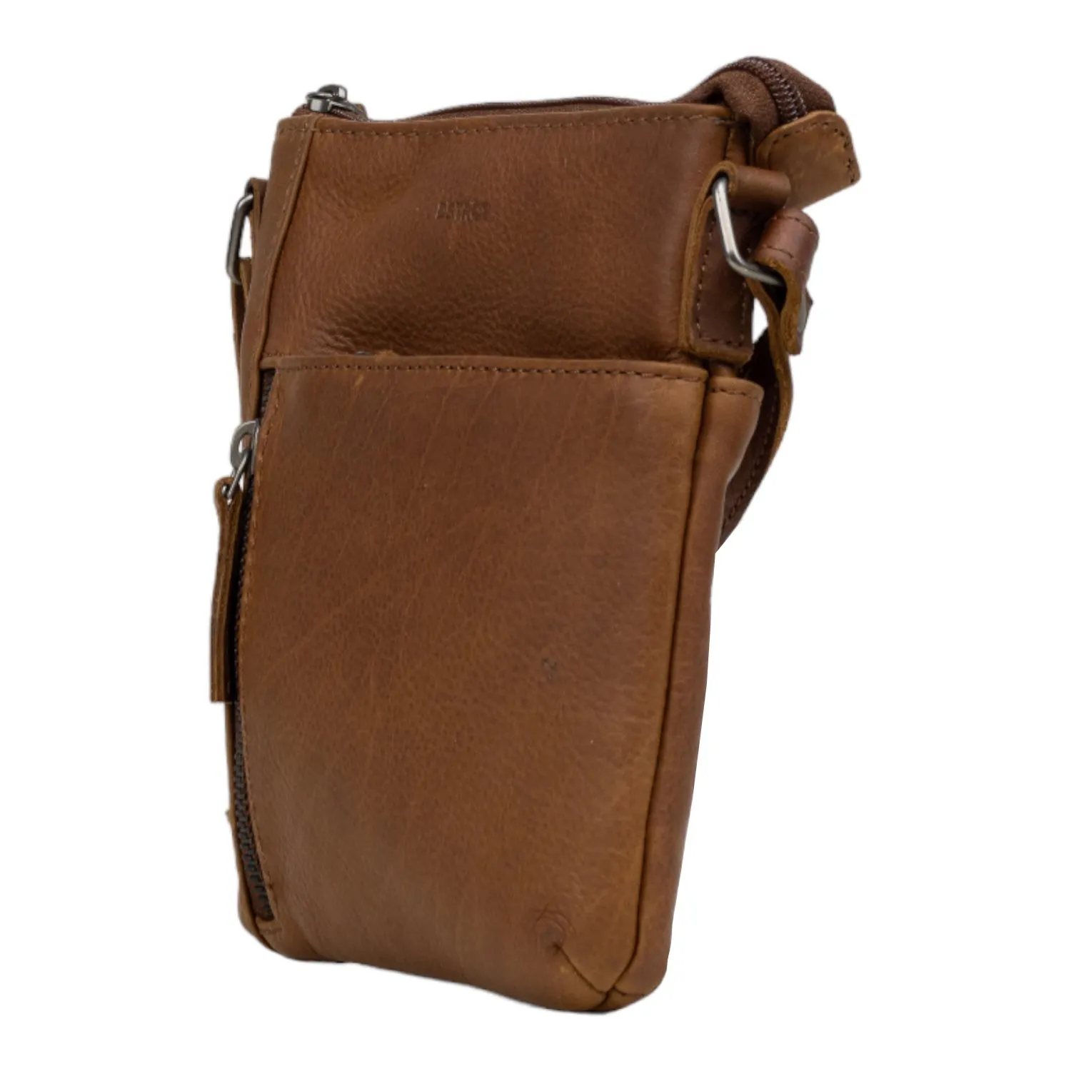 DSTRCT Preston Park Shoulder Bag/ Telephone Bag cognac