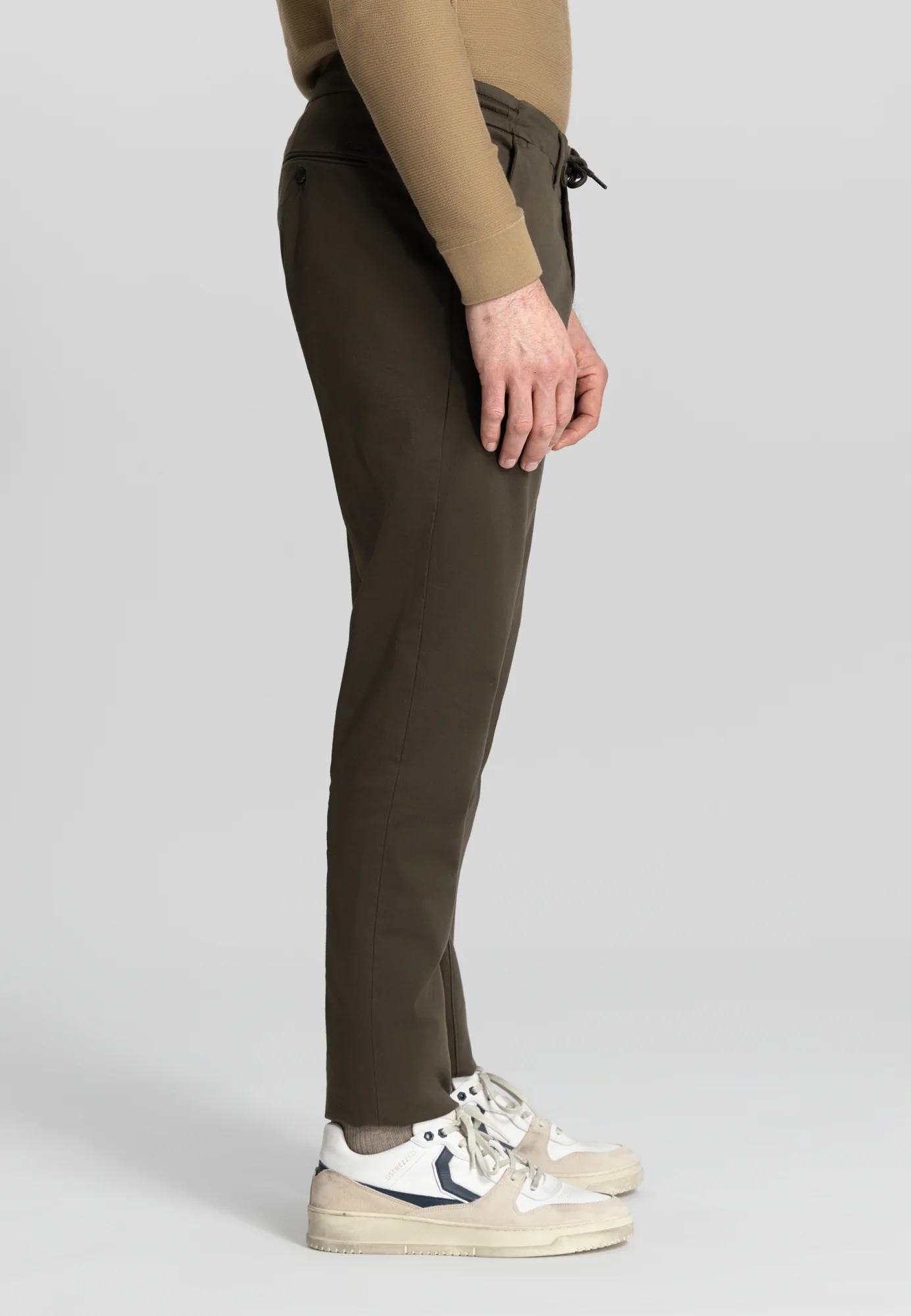 DSTREZZED TWILL KNIT LANCASTER TAPERED JOGGER OLIVE (501750  536)