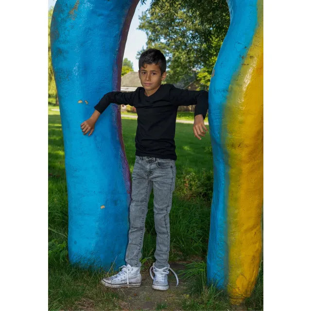 Dutch Dream Denim Jongens jeans mwaya jogg extra slim fit grey