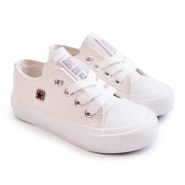 ECOLEREN KINDERSNEAKERS BIG STAR JJ374310 WIT