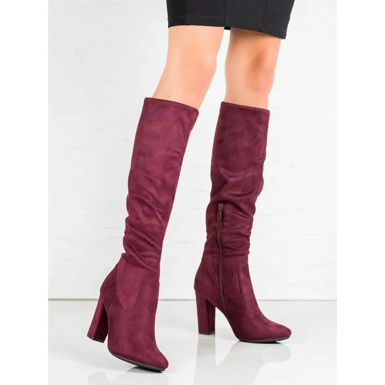 Elegante VINCEZA laarzen rood