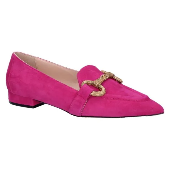 Evaluna EL 182 Mocassin fuxia suede