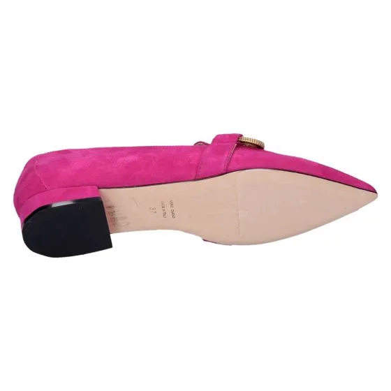 Evaluna EL 182 Mocassin fuxia suede