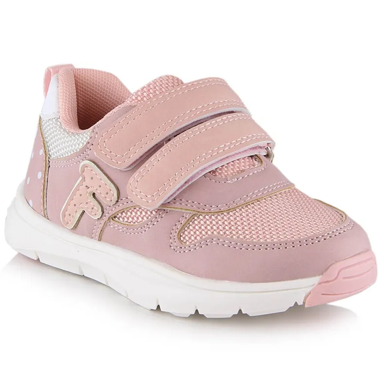 Evento Miss❤E roze meisjes sportschoenen met klittenband