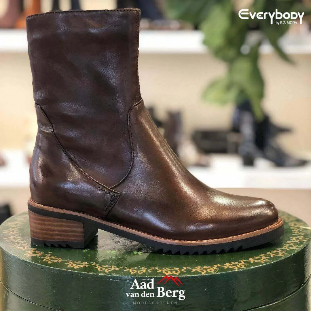 Everybody Damesschoenen Enkellaarsjes bruin