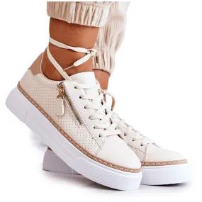 FB2 Sportschoenen op het beige plateau Louis