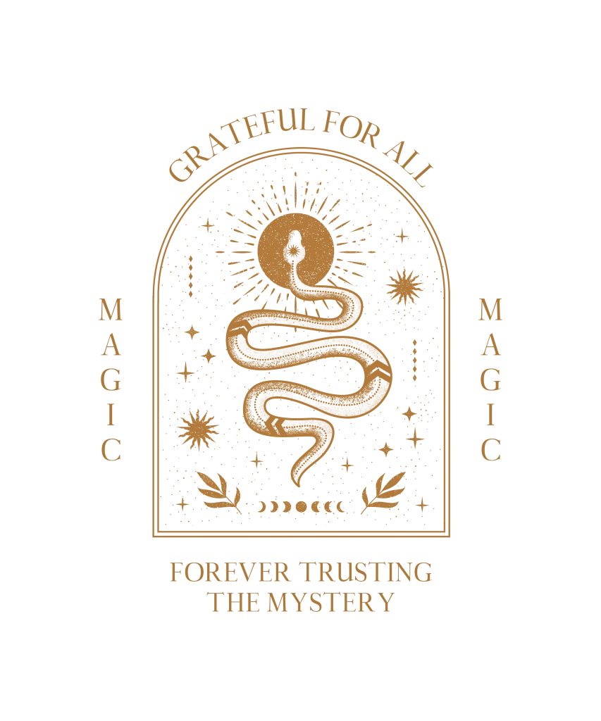 Festival Hoodie Grateful For All Magic Snake