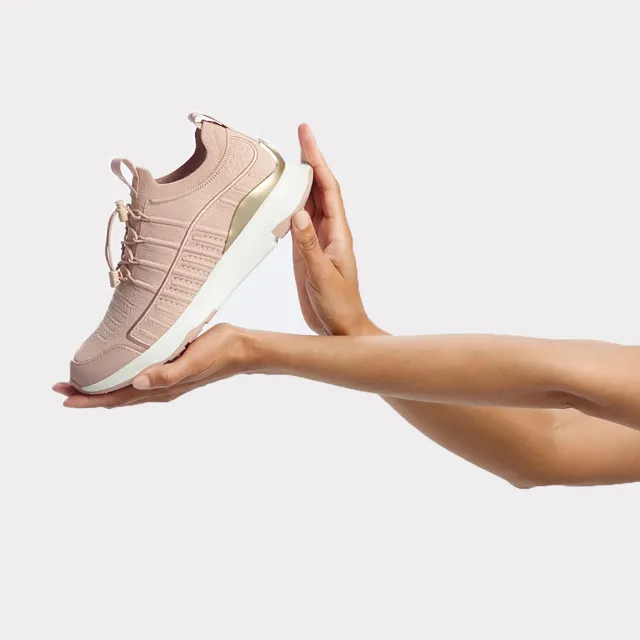 FITFLOP VITAMIN FF METALPOP KNIT SPORTS SNEAKERS