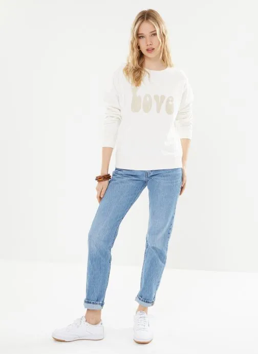      FIVE JEANS SWE2419 SWEAT  WIT   