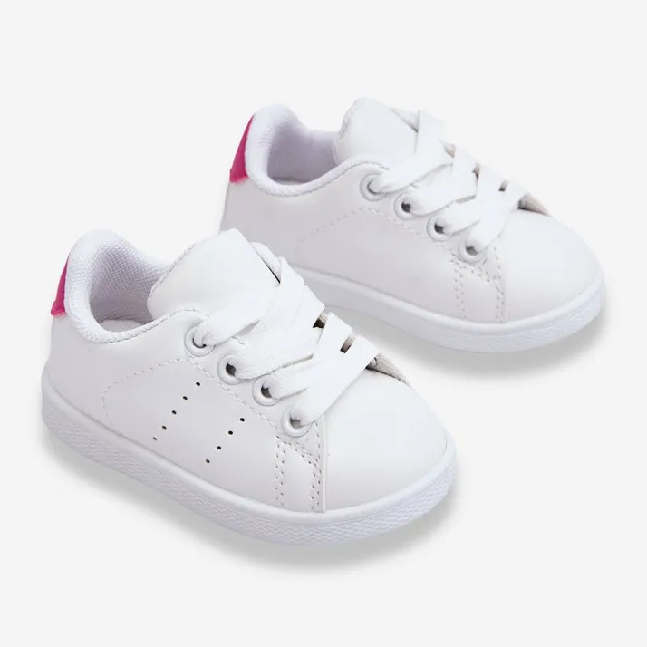 FR1 Sportschoenen voor kinderen Wit en roze Miles