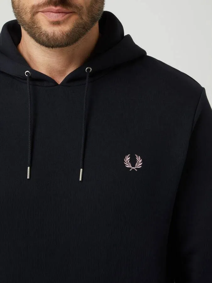 FRED PERRY Heren Truien & Vesten Tipped Hooded Sweatshirt Donkerblauw
