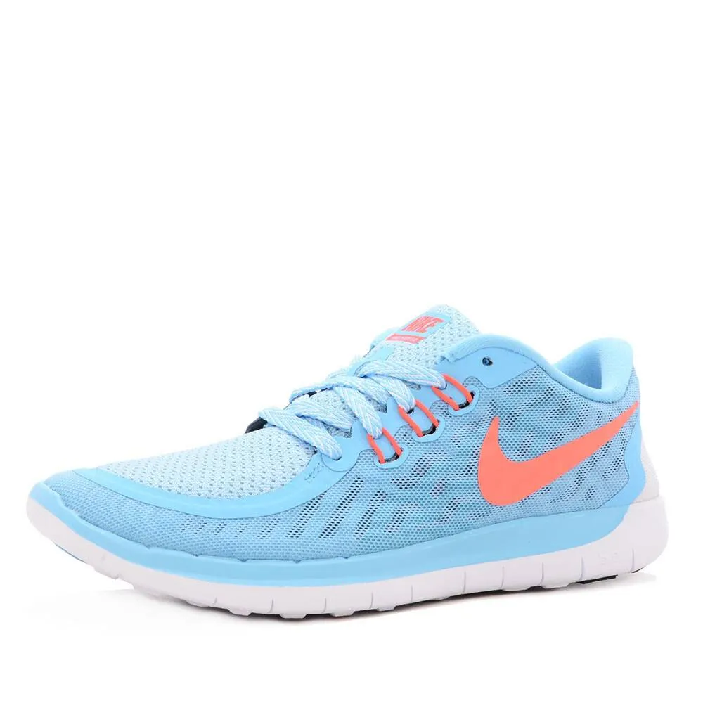 free 5.0 blauwe dames sneaker