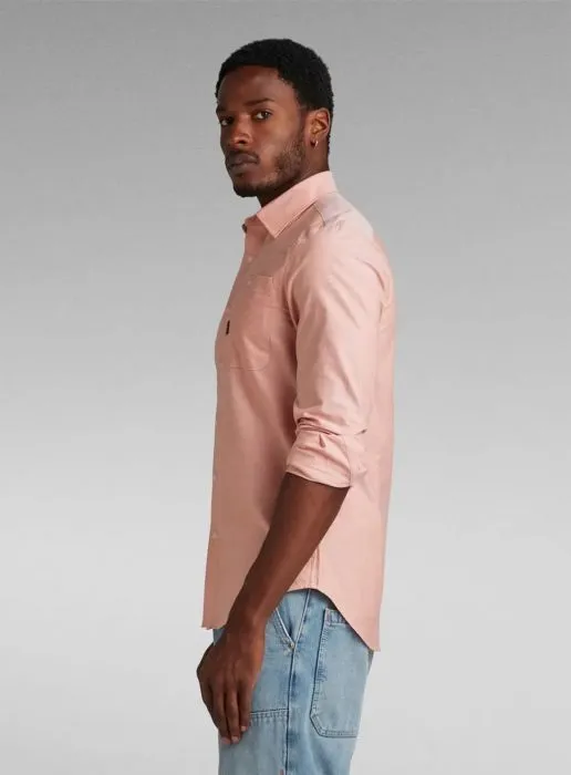 GSTAR OVERHEMD  SLIM FIT  ROZE