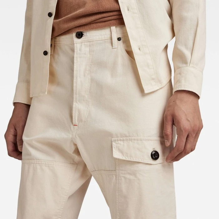 GSTAR RAW BROEK ECRU