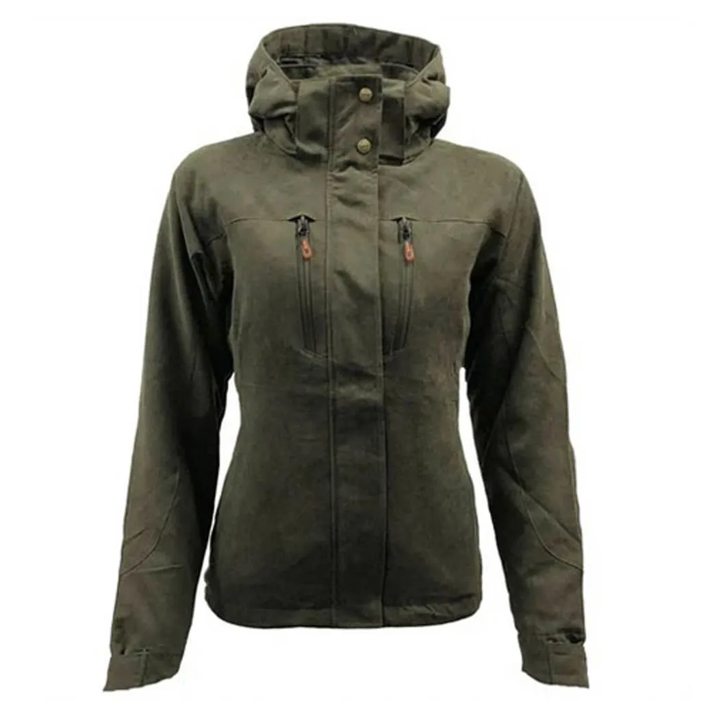 Game Elise Jacket Olive Outdoorjas Dames