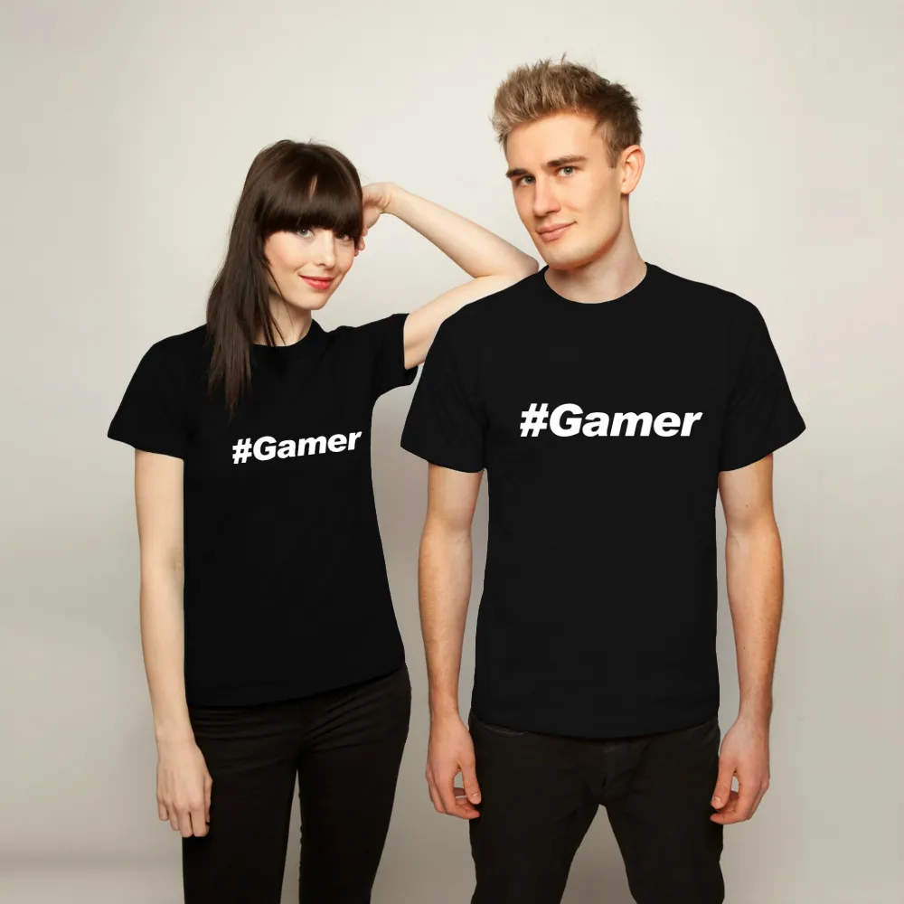 Gaming Shirt Hashtag