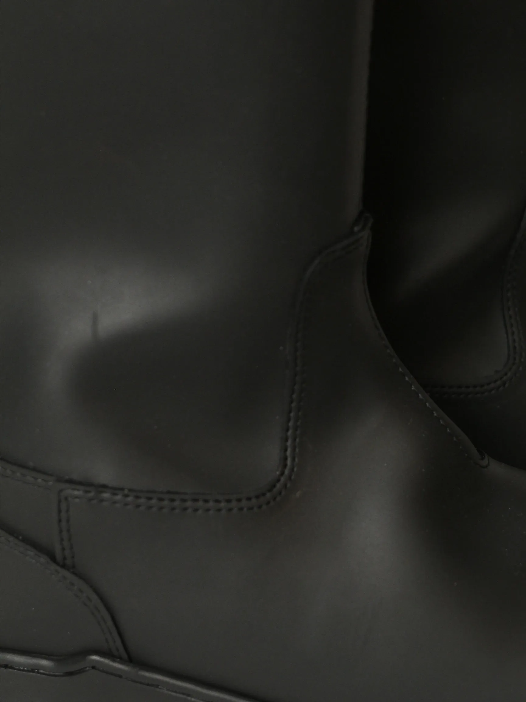 Ganni Leatherlook hoge laarzen