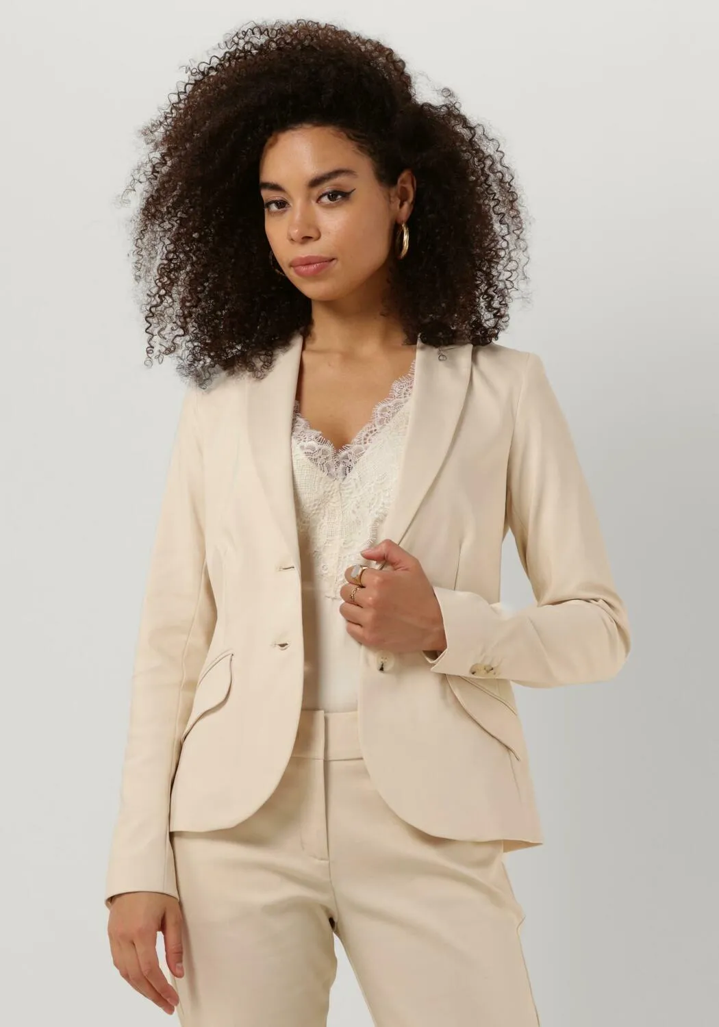 gebroken wit summum blazer blazer classic stretch (1s100)