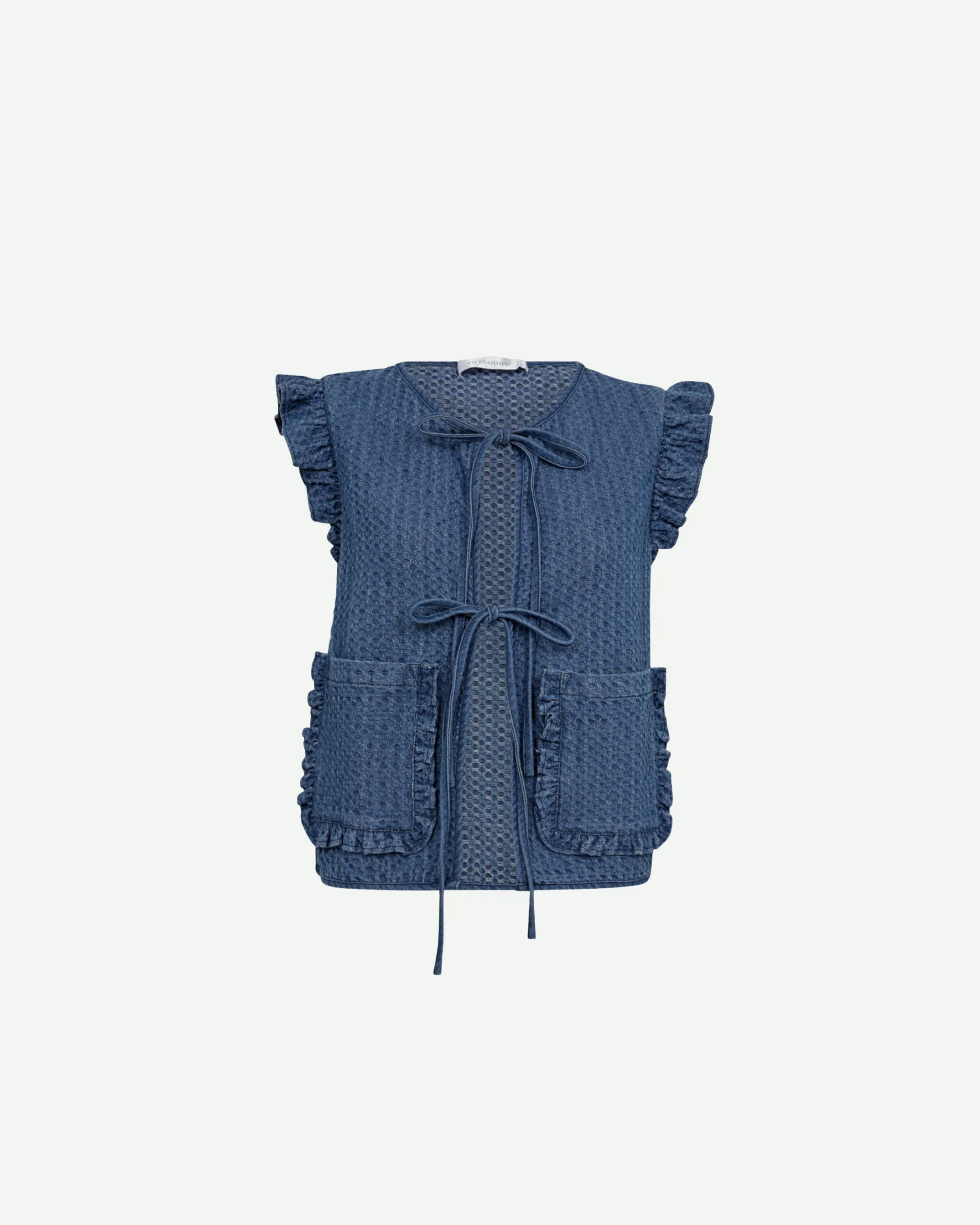 Gilet Check Denim Co’Couture