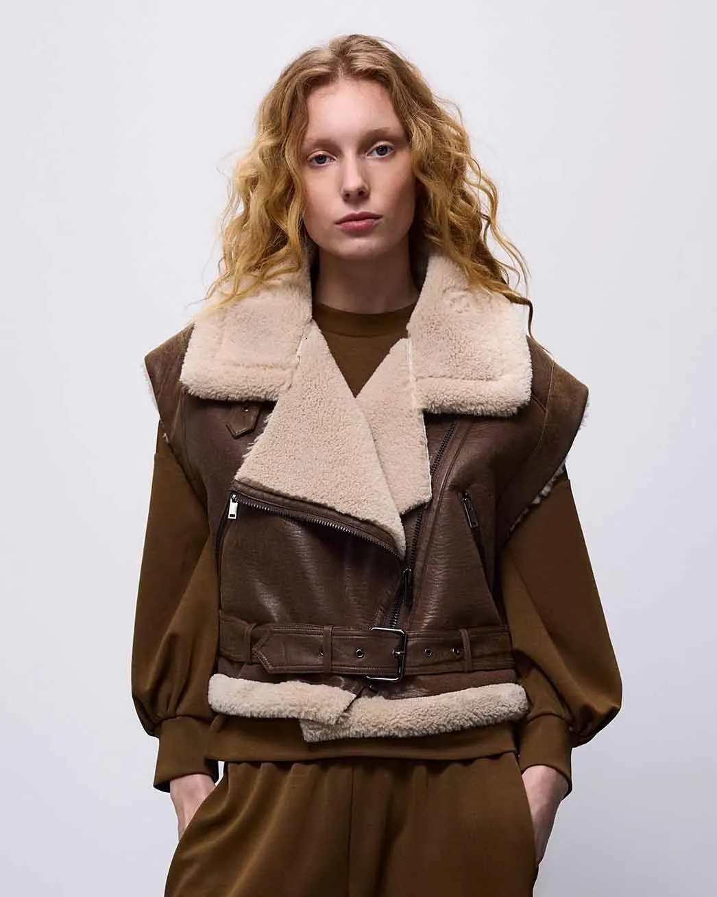 Gilet Lammy Brown Summum