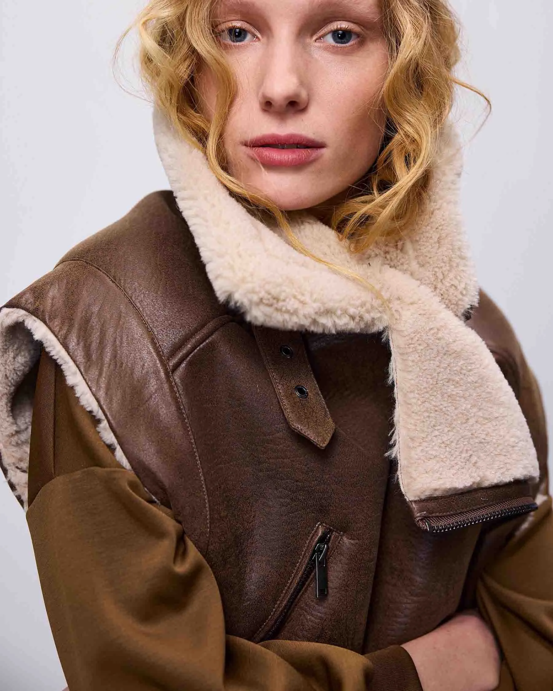 Gilet Lammy Brown Summum