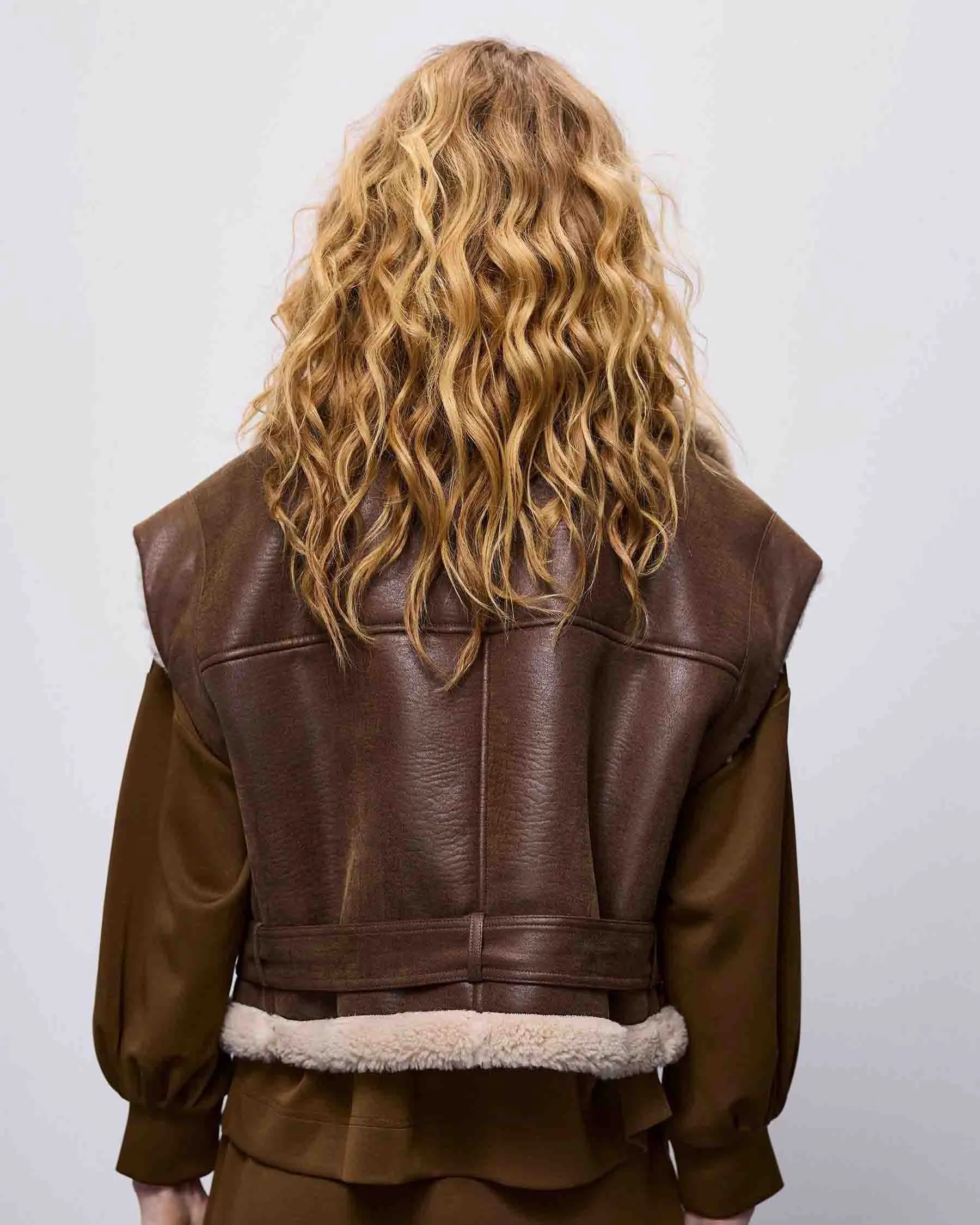 Gilet Lammy Brown Summum