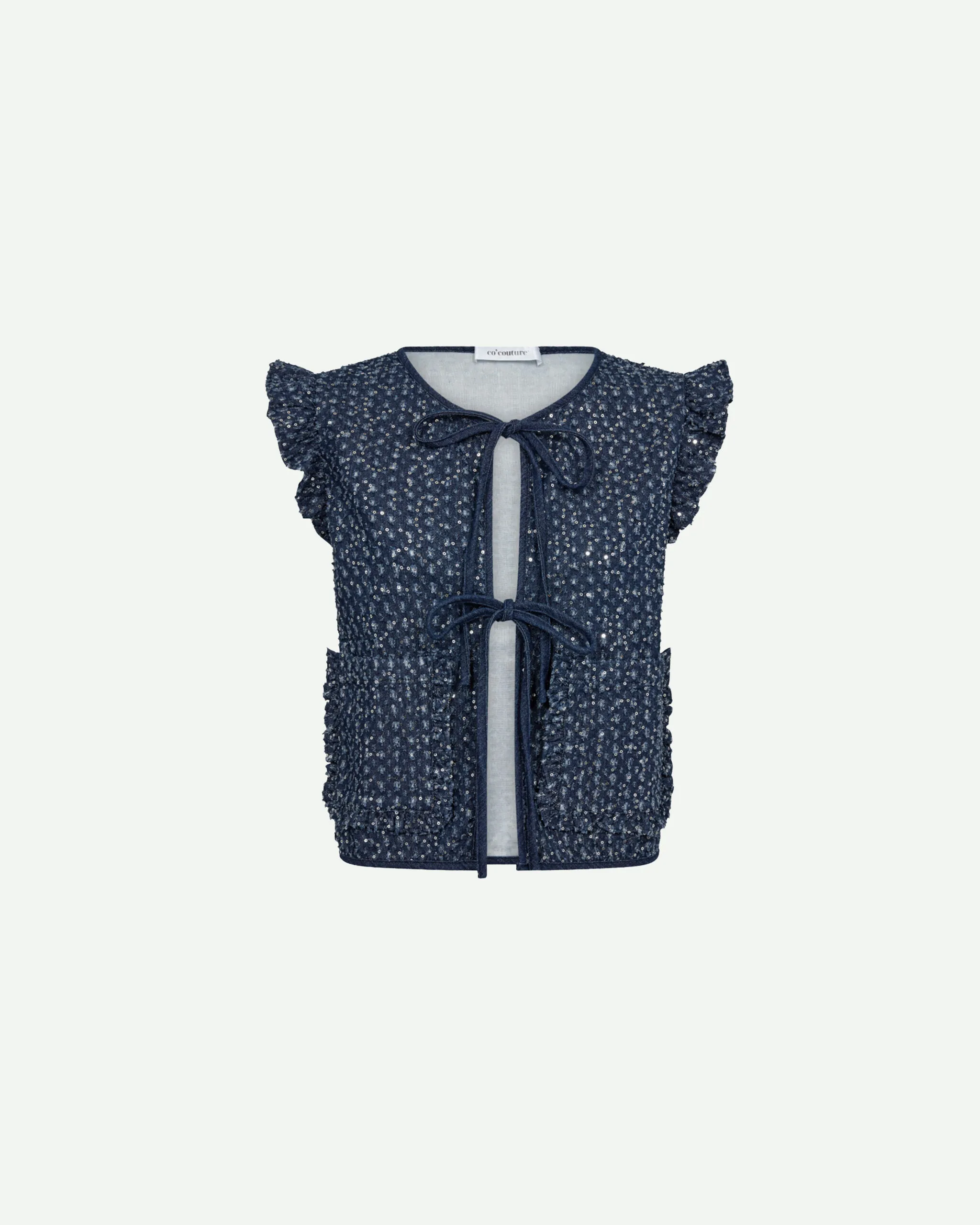 Gilet Sequin Denim Co’Couture