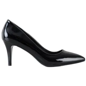 Goodin Klassieke gelakte pumps zwart